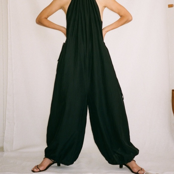 SOLD Selva Negra Nova Jumpsuit Black - Picture 1 of 7
